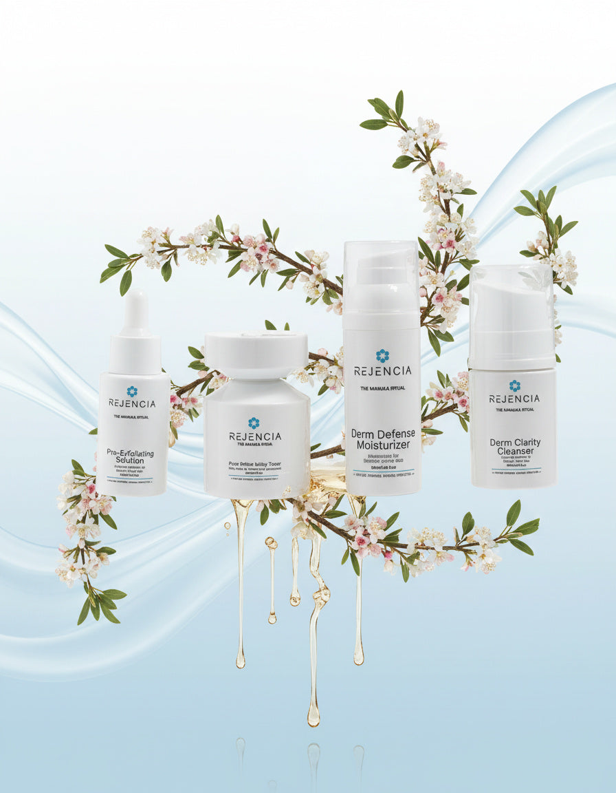 East Cape manuka botanical with Rejencia products